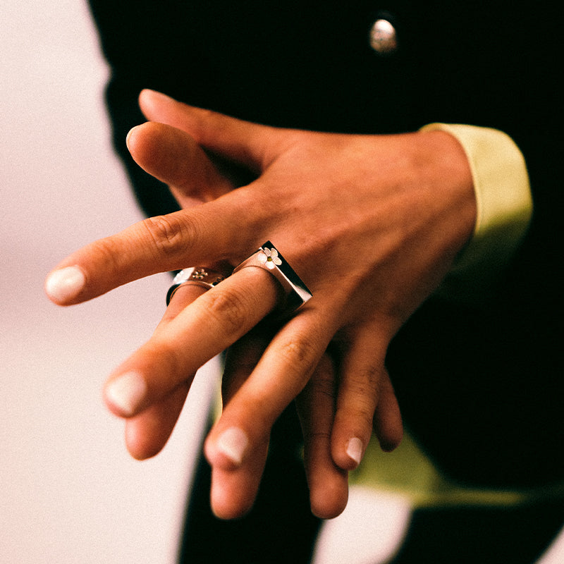 Bague "QUADRIFLORE"